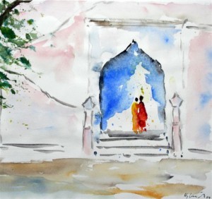 Bangkok - Tempeleingang