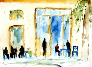 Das Kafenío als Wartesaal